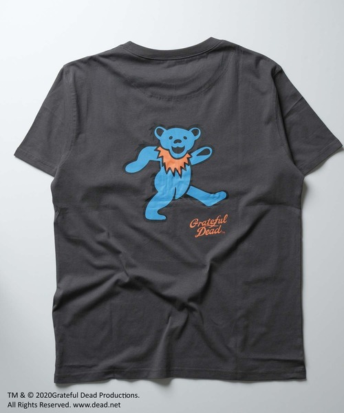 ZI-ON（ジーオン）の「GRATEFULDEAD グレイトフルデッド 接触冷感 プリント T（Tシャツ/カットソー・メンズ・ホワイト系その他/オフホワイト/ブラック/チャコール/ダークグリーン系/グレー系その他/ブラック系その他/オリーブ・L/M/XL）」の5枚目の写真