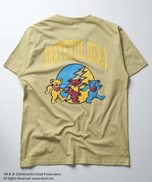 ZI-ON（ジーオン）の「GRATEFULDEAD グレイトフルデッド 接触冷感 プリント T（Tシャツ/カットソー・メンズ・ホワイト系その他/オフホワイト/ブラック/チャコール/ダークグリーン系/グレー系その他/ブラック系その他/オリーブ・L/M/XL）」の7枚目の写真