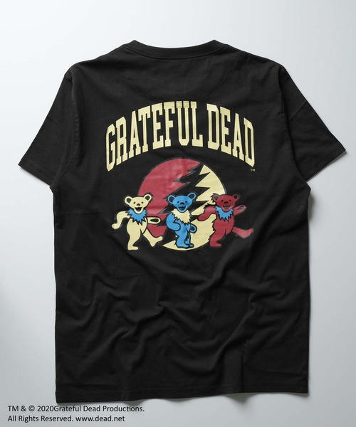 ZI-ON（ジーオン）の「GRATEFULDEAD グレイトフルデッド 接触冷感 プリント T（Tシャツ/カットソー・メンズ・ホワイト系その他/オフホワイト/ブラック/チャコール/ダークグリーン系/グレー系その他/ブラック系その他/オリーブ・L/M/XL）」の3枚目の写真