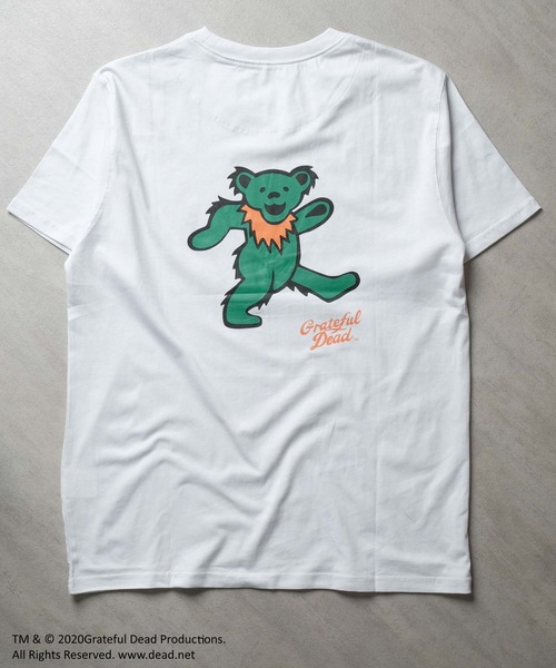 ZI-ON（ジーオン）の「GRATEFULDEAD グレイトフルデッド 接触冷感 プリント T（Tシャツ/カットソー・メンズ・ホワイト系その他/オフホワイト/ブラック/チャコール/ダークグリーン系/グレー系その他/ブラック系その他/オリーブ・L/M/XL）」の9枚目の写真