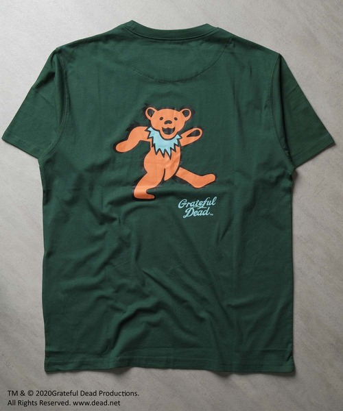 ZI-ON（ジーオン）の「GRATEFULDEAD グレイトフルデッド 接触冷感 プリント T（Tシャツ/カットソー・メンズ・ホワイト系その他/オフホワイト/ブラック/チャコール/ダークグリーン系/グレー系その他/ブラック系その他/オリーブ・L/M/XL）」の11枚目の写真