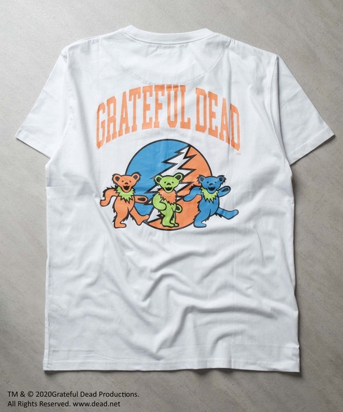 ZI-ON（ジーオン）の「GRATEFULDEAD グレイトフルデッド 接触冷感 プリント T（Tシャツ/カットソー・メンズ・ホワイト系その他/オフホワイト/ブラック/チャコール/ダークグリーン系/グレー系その他/ブラック系その他/オリーブ・L/M/XL）」の14枚目の写真