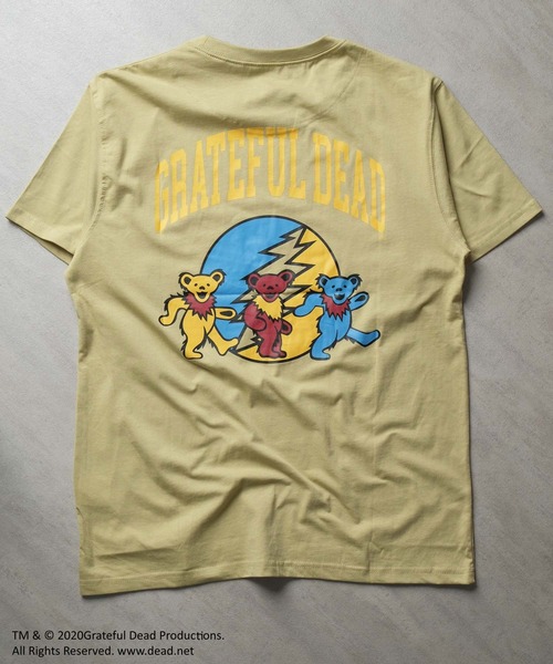 ZI-ON（ジーオン）の「GRATEFULDEAD グレイトフルデッド 接触冷感 プリント T（Tシャツ/カットソー・メンズ・ホワイト系その他/オフホワイト/ブラック/チャコール/ダークグリーン系/グレー系その他/ブラック系その他/オリーブ・L/M/XL）」の16枚目の写真