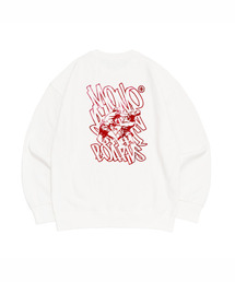 tms bxng interlock oversized sweatshirt - off white II