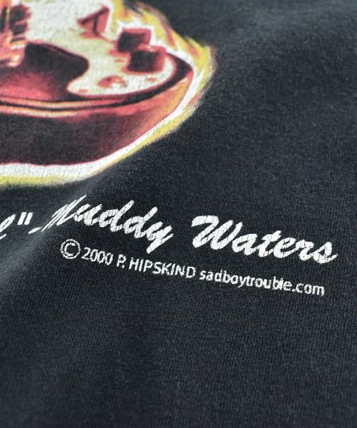 LABORATORY R(ラボラトリーアール)の「【USED】Y2K JERZEES “Sad Boy Trouble” バンドTシャツ(Tシャツ/カットソー・メンズ・ブラック・LARGE)」の3枚目の写真