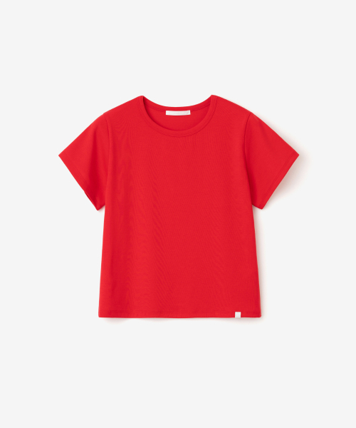 YEARNING（イヤニング）の「ESSENTIAL RIB SLIM TEE, RED（Tシャツ/カットソー・レディース・その他・FREE）」の5枚目の写真
