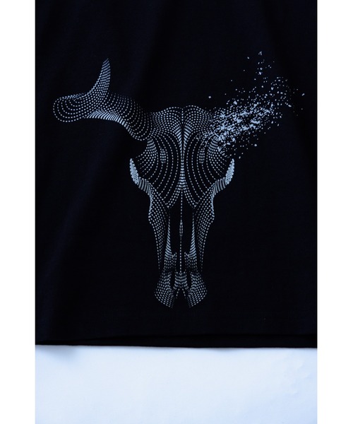 TAMYU(タミュー)の「TAMYU - Tau Graphic Tee / タウグラフィックTシャツ(Tシャツ/カットソー・メンズ・アイボリー/ブラック/チャコールグレー・FREE/SMALL)」の18枚目の写真