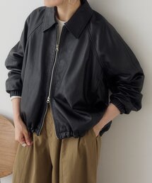 BEARDSLEY | 《6/27(土)12:00予約開始》レザーブルゾン(ブルゾン)