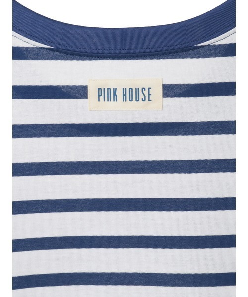 PINK HOUSE(ピンクハウス)の「ネームワッペンいっぱいカットソー(Tシャツ/カットソー・レディース・ネイビー×ホワイト/ブラック×ホワイト/ホワイト×レッド/ホワイト・フリー)」の11枚目の写真