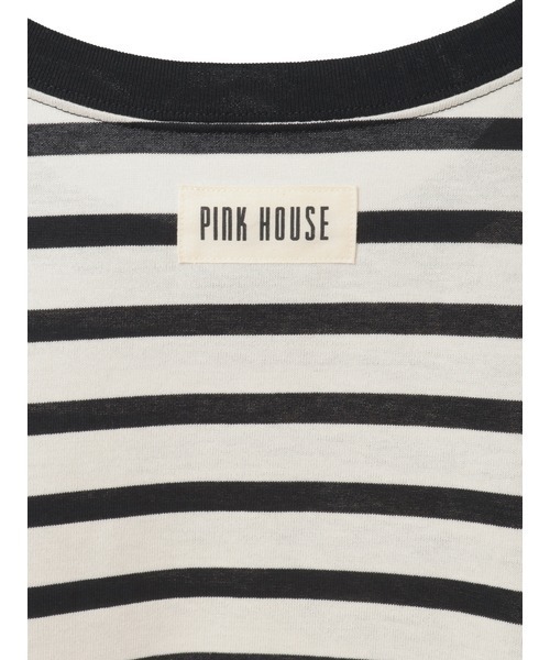PINK HOUSE(ピンクハウス)の「ネームワッペンいっぱいカットソー(Tシャツ/カットソー・レディース・ネイビー×ホワイト/ブラック×ホワイト/ホワイト×レッド/ホワイト・フリー)」の13枚目の写真