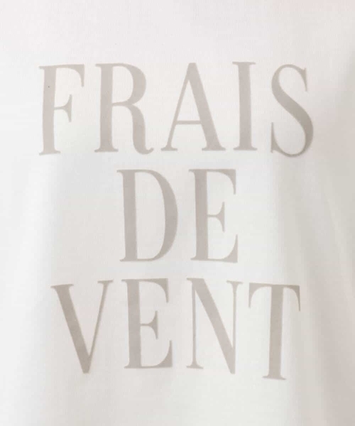 MK MICHEL KLEIN（エムケーミッシェルクラン）の「[洗える]シフォン切替えフロッキーロゴTシャツ（Tシャツ/カットソー・レディース・ホワイト/ネイビー・38）」の9枚目の写真