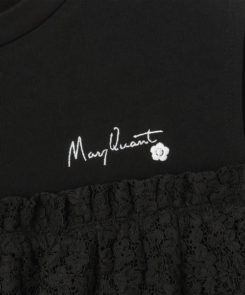 MARY QUANT(マリークワント)の「レースドッキング プルオーバー(Tシャツ/カットソー・レディース・ブラック/ホワイト/ブルー・M)」の6枚目の写真