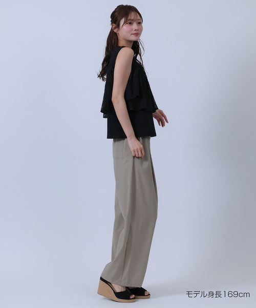 MARY QUANT(マリークワント)の「レースドッキング プルオーバー(Tシャツ/カットソー・レディース・ブラック/ホワイト/ブルー・M)」の9枚目の写真