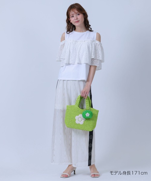MARY QUANT(マリークワント)の「レースドッキング プルオーバー(Tシャツ/カットソー・レディース・ブラック/ホワイト/ブルー・M)」の13枚目の写真