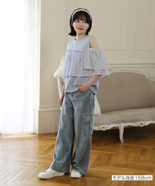 MARY QUANT(マリークワント)の「レースドッキング プルオーバー(Tシャツ/カットソー・レディース・ブラック/ホワイト/ブルー・M)」の19枚目の写真