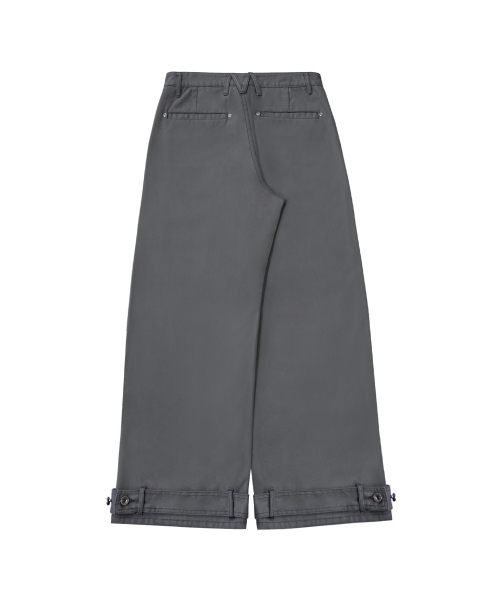 MIRECO(ミレコ)の「BELTED POCKET COTTON PT CHARCOAL(その他パンツ・レディース・その他・2/3/1)」の5枚目の写真