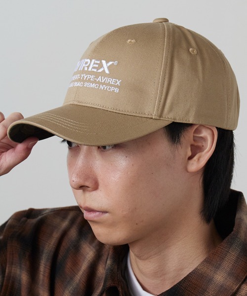 AVIREX(アヴィレックス)の「AVIREX/アビレックス NUMBERING FULL CAP ナンバリング フルキャップ フロントロゴ カーブバイザー 定番 ベーシック カジュアル ストリート メンズ レディース 2026年 夏 夏服(キャップ・メンズ・ブラック/ベージュ/カーキ・FREE)」の19枚目の写真