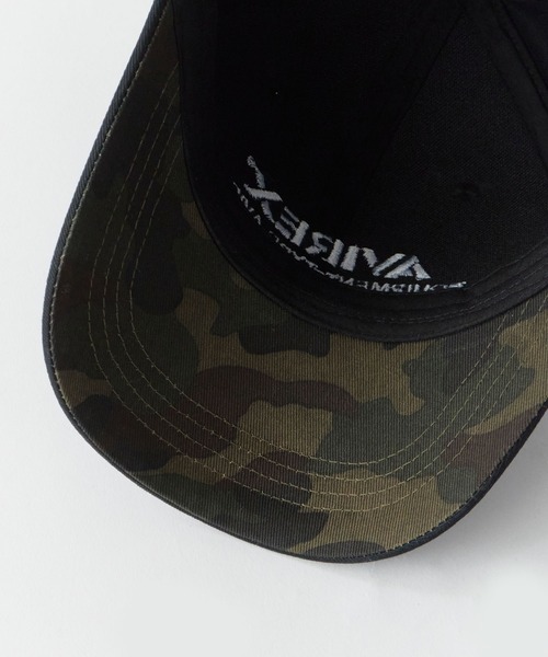 AVIREX(アヴィレックス)の「AVIREX/アビレックス NUMBERING FULL CAP ナンバリング フルキャップ フロントロゴ カーブバイザー 定番 ベーシック カジュアル ストリート メンズ レディース 2026年 夏 夏服(キャップ・メンズ・ブラック/ベージュ/カーキ・FREE)」の11枚目の写真