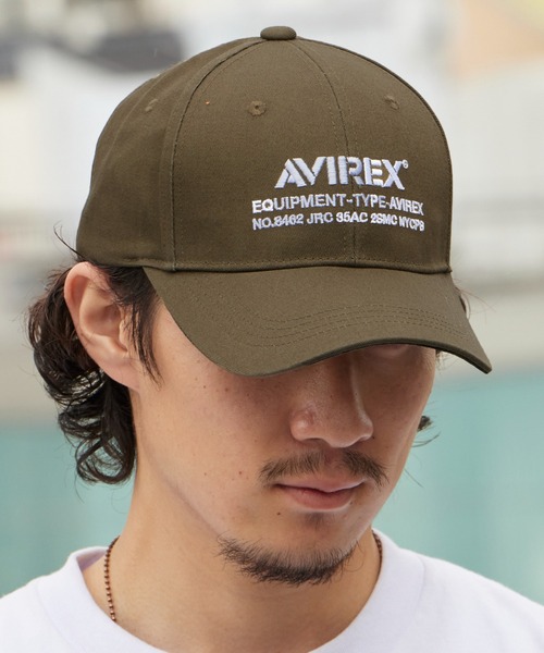 AVIREX(アヴィレックス)の「AVIREX/アビレックス NUMBERING FULL CAP ナンバリング フルキャップ フロントロゴ カーブバイザー 定番 ベーシック カジュアル ストリート メンズ レディース 2026年 夏 夏服(キャップ・メンズ・ブラック/ベージュ/カーキ・FREE)」の15枚目の写真