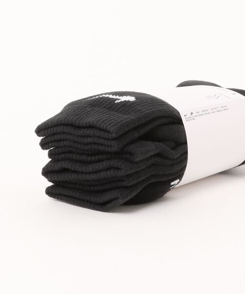 NIKE(ナイキ)の「《NIKEアパレル》U NK ED ELVD CRW 3P - 144(ソックス/靴下・メンズ・ホワイト/ブラック・21-23/23-25/25-27/27-29)」の3枚目の写真