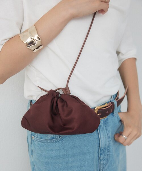 RIVE DROITE（リヴドロワ）の「gather mini bag（ショルダーバッグ・レディース・ボルドー/ブルー/ブラック・FREE）」の10枚目の写真