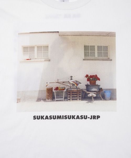 TANGTANG(タンタン)の「GASATANG/SUKASUMISU(Tシャツ/カットソー・メンズ・ホワイト・S/M/L/XL)」の3枚目の写真