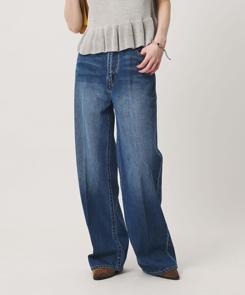 Levi's（リーバイス）の「【国内EXCLUSIVE】＜Levi's＞RIBCAGE ワイドデニムパンツ（デニムパンツ・レディース・コバルトブルー・25/27/26）」の3枚目の写真