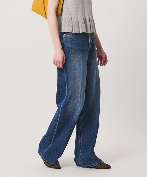 Levi's（リーバイス）の「【国内EXCLUSIVE】＜Levi's＞RIBCAGE ワイドデニムパンツ（デニムパンツ・レディース・コバルトブルー・25/27/26）」の4枚目の写真