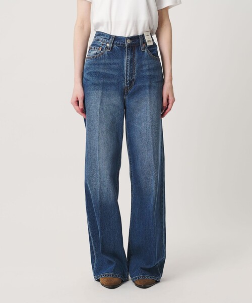 Levi's（リーバイス）の「【国内EXCLUSIVE】＜Levi's＞RIBCAGE ワイドデニムパンツ（デニムパンツ・レディース・コバルトブルー・25/27/26）」の6枚目の写真