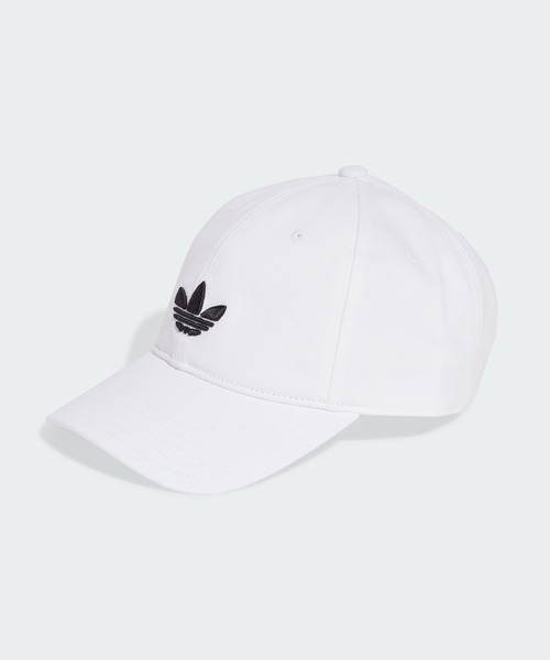 adidas(アディダス)の「アディカラー クラシック トレフォイル ベースボールキャップ / アディダスオリジナルス adidas Originals(キャップ・メンズ・ホワイト・SMALL/X-LARGE/LARGE/MEDIUM)」の1枚目の写真