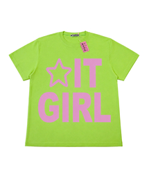 AFTERNUDE（アフターヌード）の「イットガールT (グリーン)（Tシャツ/カットソー）」