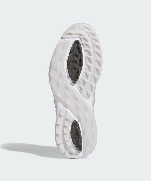 adidas(アディダス)の「アディパワー 26 ワイド スパイクレス ゴルフ / ADIPOWER 26 WIDE SPIKELESS GOLF【adidas Golf/アディダスゴルフ】(スニーカー・メンズ・ホワイト×シルバー・24.5cm/25.5cm/26.5cm/27.5cm/28.5cm/25.0cm/26.0cm/27.0cm/28.0cm/29.0cm)」の4枚目の写真