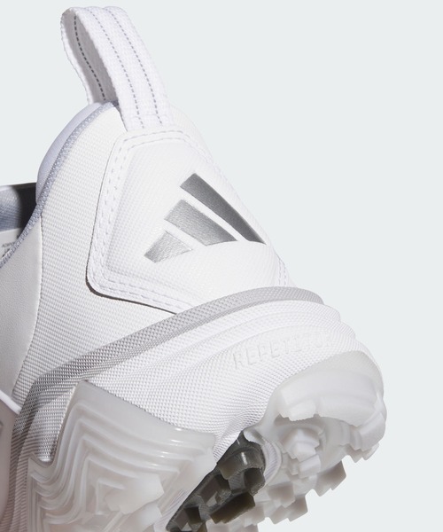 adidas(アディダス)の「アディパワー 26 ワイド スパイクレス ゴルフ / ADIPOWER 26 WIDE SPIKELESS GOLF【adidas Golf/アディダスゴルフ】(スニーカー・メンズ・ホワイト×シルバー・24.5cm/25.5cm/26.5cm/27.5cm/28.5cm/25.0cm/26.0cm/27.0cm/28.0cm/29.0cm)」の7枚目の写真