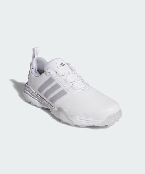 adidas(アディダス)の「アディパワー 26 ワイド スパイクレス ゴルフ / ADIPOWER 26 WIDE SPIKELESS GOLF【adidas Golf/アディダスゴルフ】(スニーカー・メンズ・ホワイト×シルバー・24.5cm/25.5cm/26.5cm/27.5cm/28.5cm/25.0cm/26.0cm/27.0cm/28.0cm/29.0cm)」の9枚目の写真