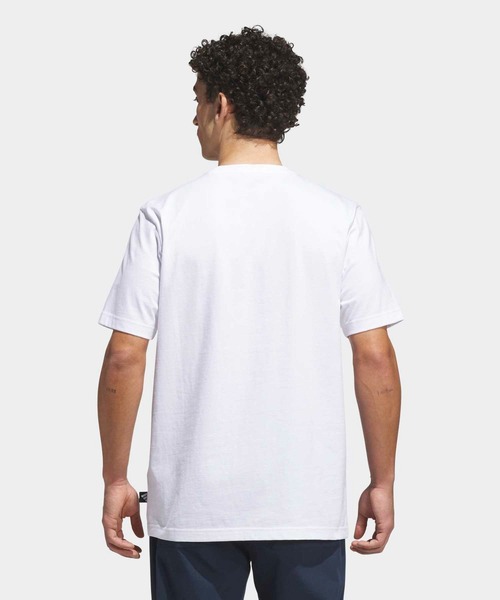 adidas(アディダス)の「エレベーテッド チップ グラフィック Tシャツ【adidas Golf/アディダスゴルフ】(Tシャツ/カットソー・メンズ・ホワイト・XX-LARGE/LARGE/MEDIUM/X-LARGE/SMALL)」の2枚目の写真