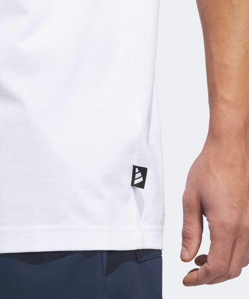 adidas(アディダス)の「エレベーテッド チップ グラフィック Tシャツ【adidas Golf/アディダスゴルフ】(Tシャツ/カットソー・メンズ・ホワイト・XX-LARGE/LARGE/MEDIUM/X-LARGE/SMALL)」の4枚目の写真