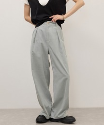【WEB限定】ライトコールワイドタックパンツ