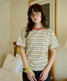 八月の忘れ物のボーダーtee