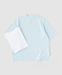 【2点セット】スリットネックサーマル TEE
