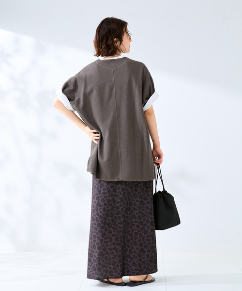 B.C STOCK(ベーセーストック)の「【2点セット】スリットネックサーマル TEE(Tシャツ/カットソー・メンズ・アイボリー/イエロー/ブラック系その他/サックスブルー/ホワイト・LARGE/MEDIUM)」の7枚目の写真