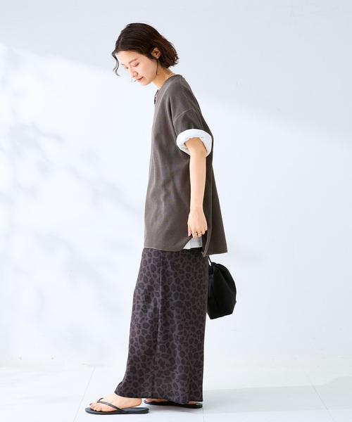 B.C STOCK(ベーセーストック)の「【2点セット】スリットネックサーマル TEE(Tシャツ/カットソー・メンズ・アイボリー/イエロー/ブラック系その他/サックスブルー/ホワイト・LARGE/MEDIUM)」の8枚目の写真