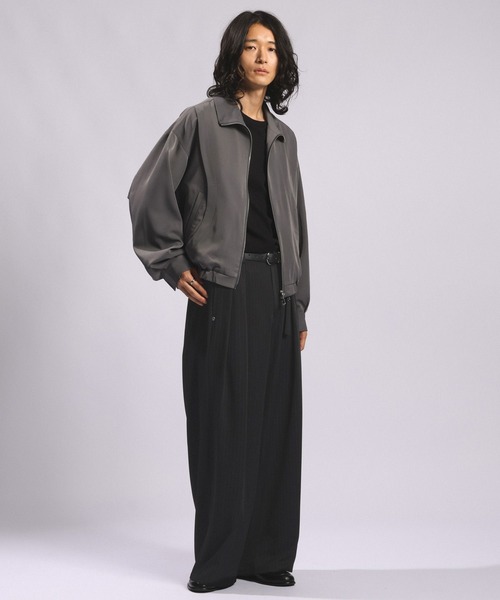 RAGEBLUE(レイジブルー)の「【LUXURY+EASY】<イージーケア> CHARM DETAIL PLEATED WIDE SLACKS/ラグイージーチャーム付きタックワイドスラックス【セットアップ対応】(スラックス・メンズ・ブラック/パープル/グレー/ワインレッド/ブラック系その他・MEDIUM/LARGE)」の12枚目の写真