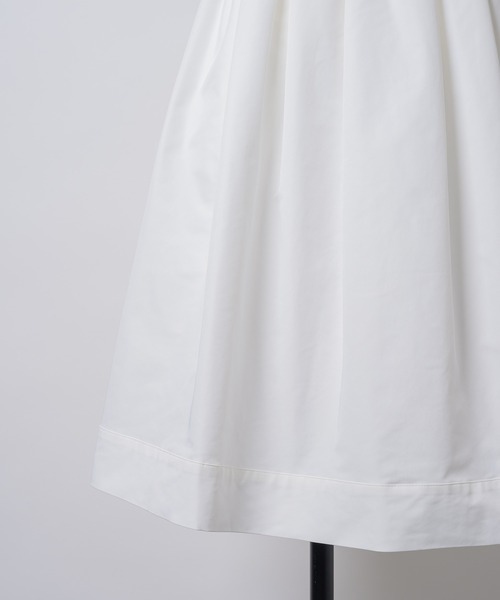 GIUNON(ジウノン)の「back shirring midi skirt / バックシャーリングミディスカート(スカート・レディース・ベージュ/ブラック/ホワイト・0/1)」の8枚目の写真