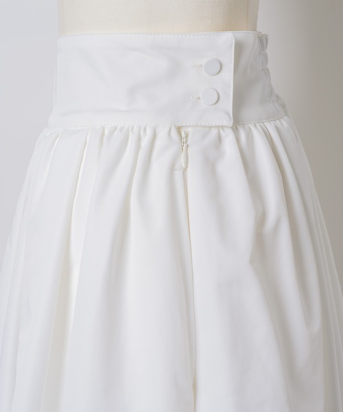 GIUNON(ジウノン)の「back shirring midi skirt / バックシャーリングミディスカート(スカート・レディース・ベージュ/ブラック/ホワイト・0/1)」の9枚目の写真