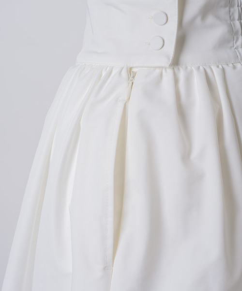 GIUNON(ジウノン)の「back shirring midi skirt / バックシャーリングミディスカート(スカート・レディース・ベージュ/ブラック/ホワイト・0/1)」の10枚目の写真