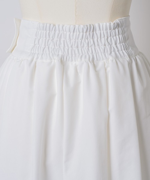 GIUNON(ジウノン)の「back shirring midi skirt / バックシャーリングミディスカート(スカート・レディース・ベージュ/ブラック/ホワイト・0/1)」の11枚目の写真