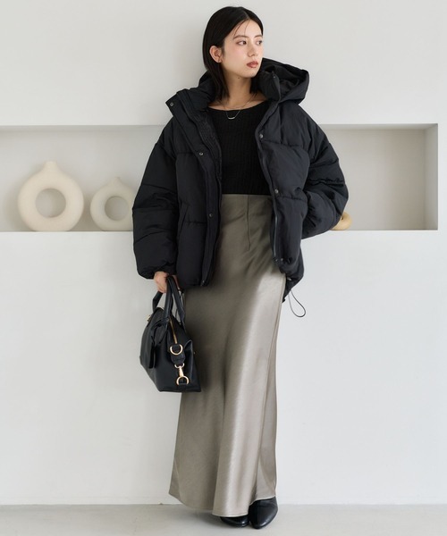 mysty woman（ミスティウーマン）の「フレアスリーブカットソー長袖　 1077976（Tシャツ/カットソー・レディース・ブラック/ブラウン/オフホワイト・FREE）」の15枚目の写真