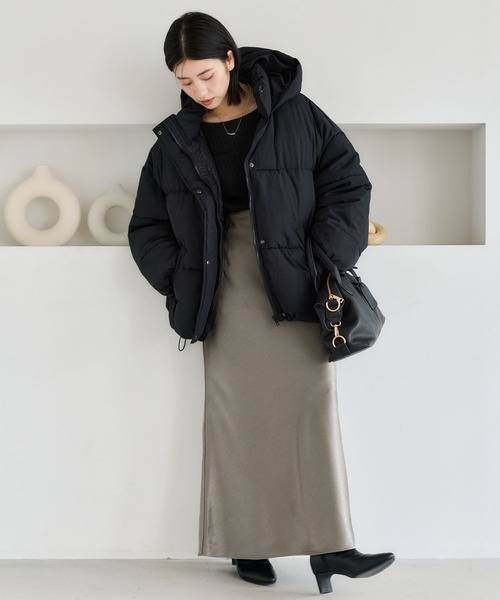 mysty woman（ミスティウーマン）の「フレアスリーブカットソー長袖　 1077976（Tシャツ/カットソー・レディース・ブラック/ブラウン/オフホワイト・FREE）」の16枚目の写真