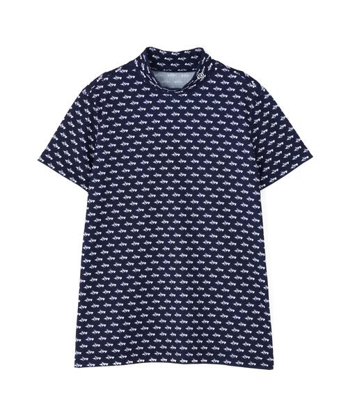 PEARLY GATES(パーリーゲイツ)の「とびうさハート柄ワッフルプリント半袖ハイネックカットソー(Tシャツ/カットソー・レディース・ピンク系その他/ダークインディゴブルー/ホワイト系その他2・LARGE/MEDIUM/SMALL)」の21枚目の写真
