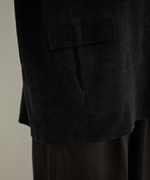 SALON adam et rope'（サロン アダム エ ロペ）の「【CreamyCotton （クリーミーコットン）】エフォートレスジャケット / セットアップ対応（テーラードジャケット・レディース・オフホワイト/キャメル/ブラック・FREE）」の9枚目の写真